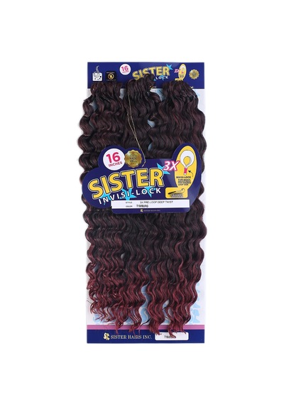 Afro Dalgası /siyah Kızıl Ombreli 1b/bg - Mydr-461874 Çok Renkli