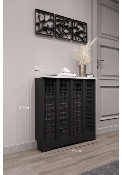 Dekoratif Petek Dolabı Kalorifer Peteği Kapatma Ünitesi Modern Tasarım İç Ölçü 76 Cm Dış Ölçü 80 Cm Petek 76 Siyah Üstü Beyaz D5 Dekoratif Petek Dolabı Kalorifer Peteği Kapatma Ünitesi Modern Tasarım İç Ölçü 76 Cm Dış Ölçü 80 Cm Petek 76 Siyah Üstü Beyaz D5