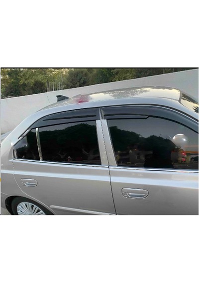 Hyundai Accent Milenyum 2000-20005 4 Parça Cam Çıtası Krom Pas.çe