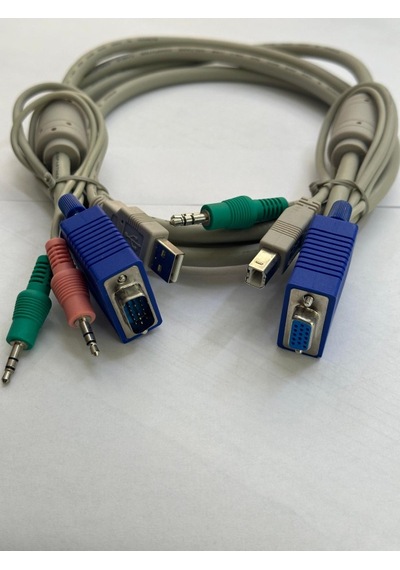 2 Metre Dişi Erkek Kvm Switch Kablosu Erkek Dişi Kvm Kablo