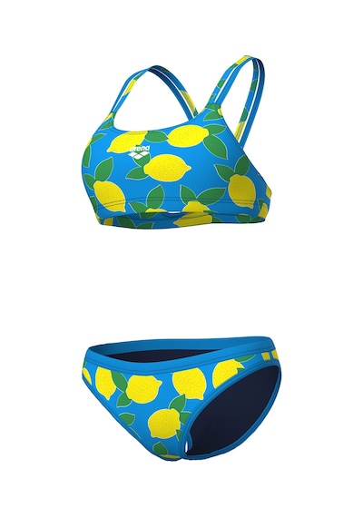 Arena Lemons Bandeau Kadın Turkuaz Yüzücü Bikini 010705858 Mavi