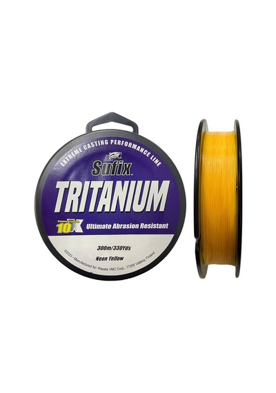 Sufix Tritanium Surf 0.37 Mm 300m Neon Yellow Monofilament Misina 9kg Çeker