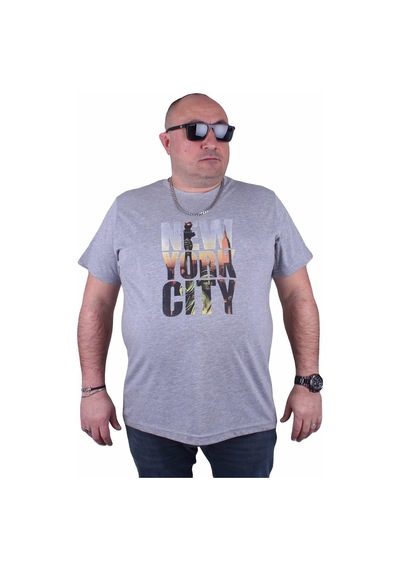 Moc Grande Mocgrande Büyük Beden Sıfır Yaka Tişört New York City 23125 Grı Melanj Gri Melanj Moc Grande Mocgrande Büyük Beden Sıfır Yaka Tişört New York City 23125 Grı Melanj Gri Melanj