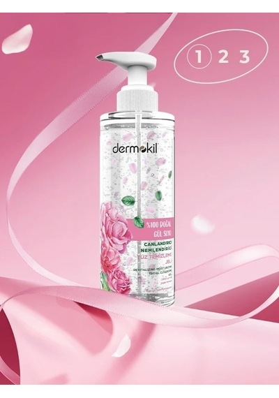 Dermokil %100 Doğal Gül Suyu Cilt Bakım Seti