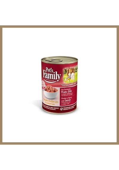 Pets Family Kedi Konserve Kuzu 400gr 1 Adet 22
