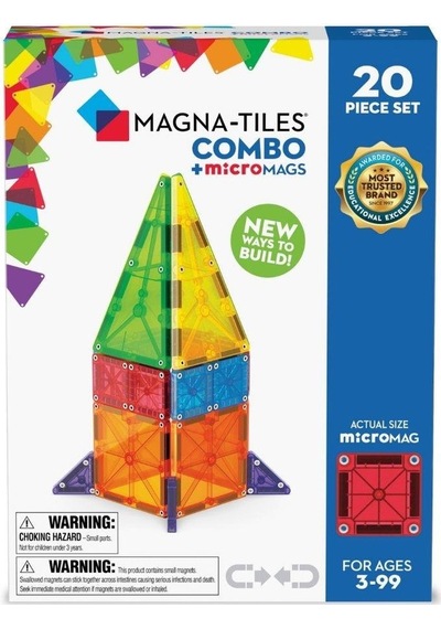 Magna-tiles Combo + Micromags - 20 Parça