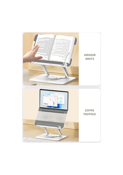 360 Döner Tablet Ve Kitap Okuma Standı, Ergonomik Tasarım İle