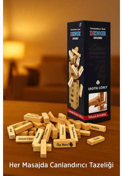Renze Erotik Denge Oyunu + 2 Li Aromaterapi Masaj Yağı Seti Çilek & Natural Aroma 120 Ml X 2 - 729748288