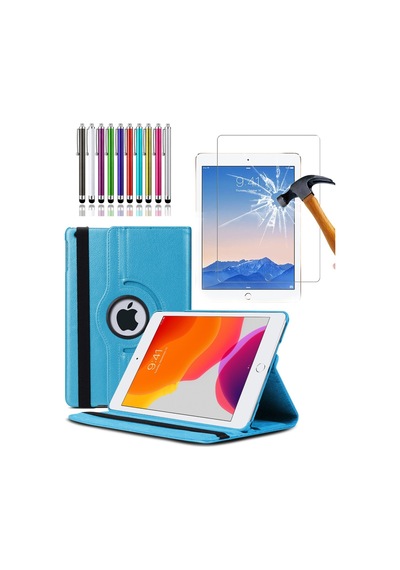 Ipad Mini 2 Kılıf A1489 A1490 A1491 360 Dönerli Tablet Kılıfı 3lü Set Arka Kapak