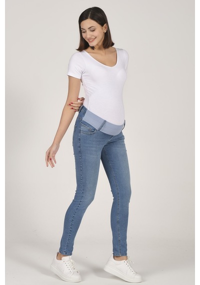 Busa Hamile Skinny Jeans Açık Mavi-açıkmavi
