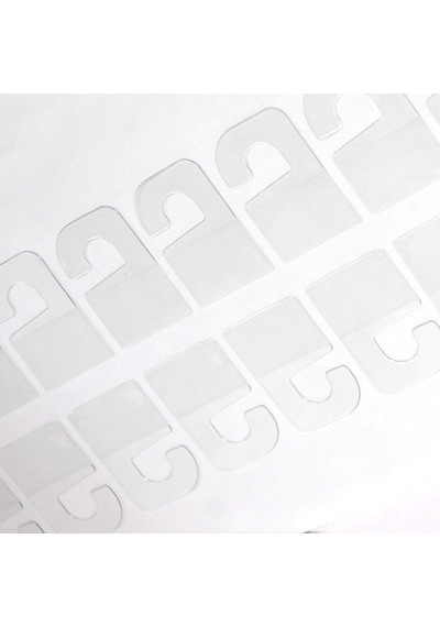 Ürün Askı Etiketi Plastik Yapışkanlı Kanca Tipi 4x2,8 Cm 1000 Adet Ht349