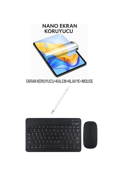 Casper Vıa S48 Uyumlu Ekran Koruyucu Klavye Mouse Set Siyah
