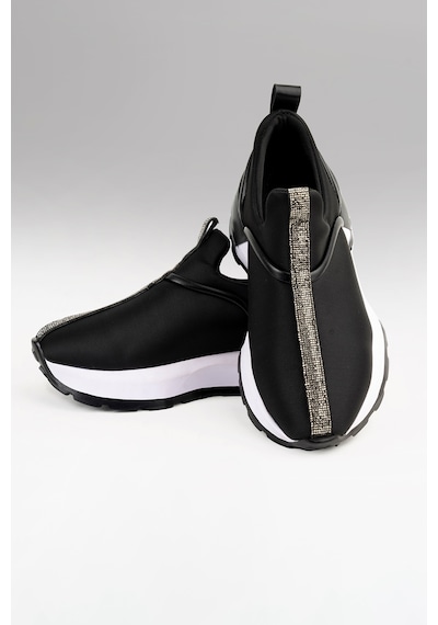 Tw Tonny White Newyork-016 Kadın Günlük Taşlı Şerit Detaylı Yürüyüş Ayakkabısı Sneaker Siyah-beyaz Tw Tonny White Newyork-016 Kadın Günlük Taşlı Şerit Detaylı Yürüyüş Ayakkabısı Sneaker Siyah-beyaz