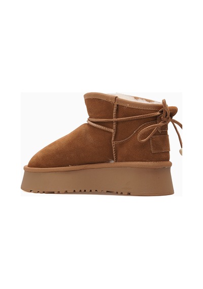 Guja Kadın Dolgu Topuklu İçi Tüylü Bot 26k 26k430-5 Camel