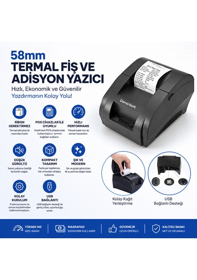 Kablosuz Barkod Okuyucu Fiş Yazıcı Barkodlu Satış Programı