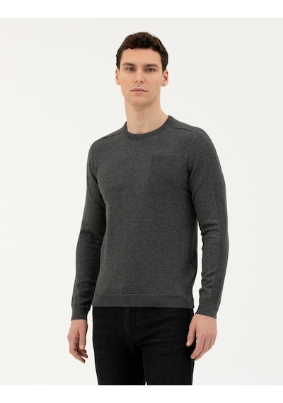 Pierre Cardin Erkek Koyu Gri Triko Kazak 50281779-vr080 Koyu Gri Pierre Cardin Erkek Koyu Gri Triko Kazak 50281779-vr080 Koyu Gri