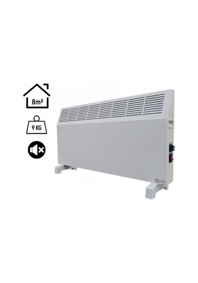 Konvektör 500w Manuel Elektrikli Isıtıcı Beyaz