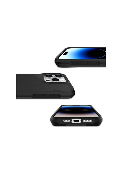 Apple Uyumlu iPhone  15 Pro Kılıf Zore Airbag Kenarlı T-max Mat Standlı Kapak
