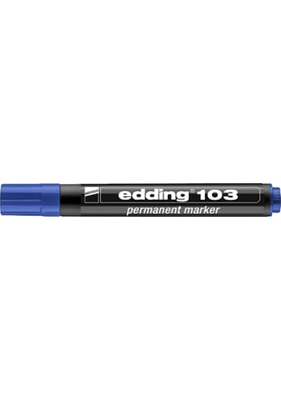 Edding 103 Kalıcı İşaretleyici Marker Mavi Kalem 10 Adet