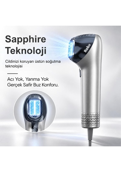 Tr A2030 Ipl Sapphire Sogutma 35 Joule Ultra Güç Hızlı Etki Çoklu Seri Otomatik Atım Mavi