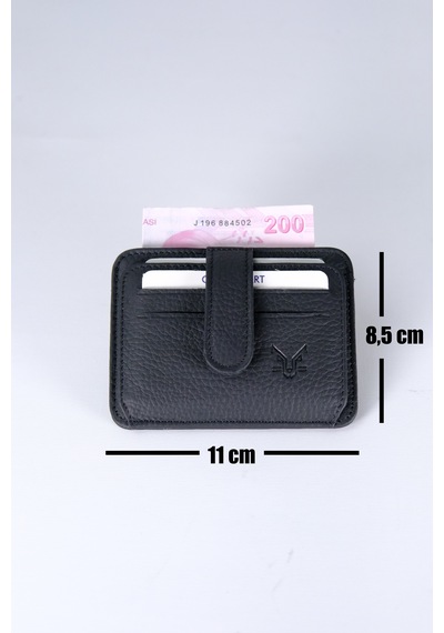 Boleine Unisex Deri Kartlık Ares Bl2003 Siyah
