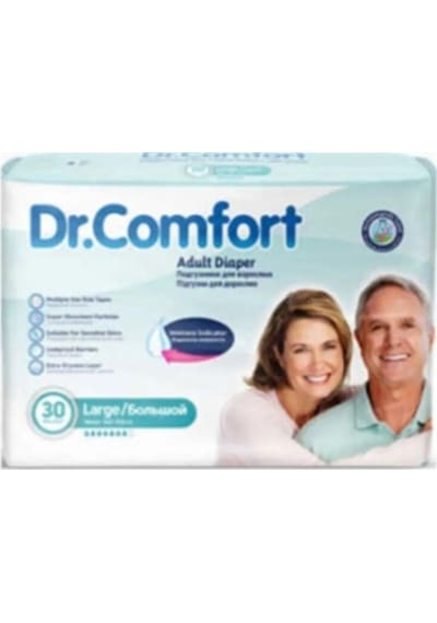 Dr. Comfort Tekstil Belbantlı Hasta Bezi Large 30'Lu