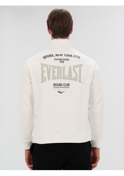 Everlast Bronx Nyc Half Zip Regular Beyaz Erkek Sweatshirt Beyaz