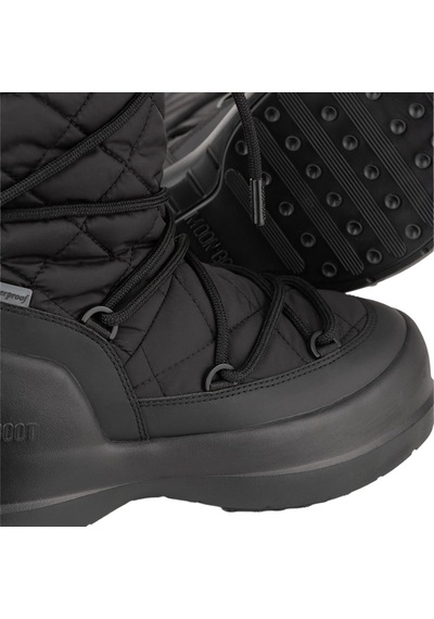 N001 Black Sneaker Günlük Kadın Diğer 80d2500080-n001 Moon Boot Mezzallina Quilted Hight Boot Wp Siyah
