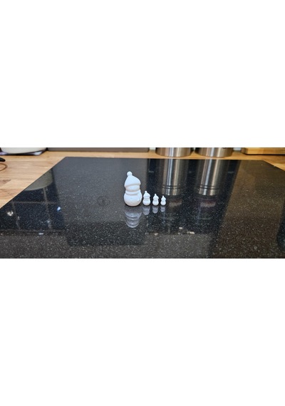 Sevimli Mini Noel Kardan Adamlar 5 Cm 4 Adet