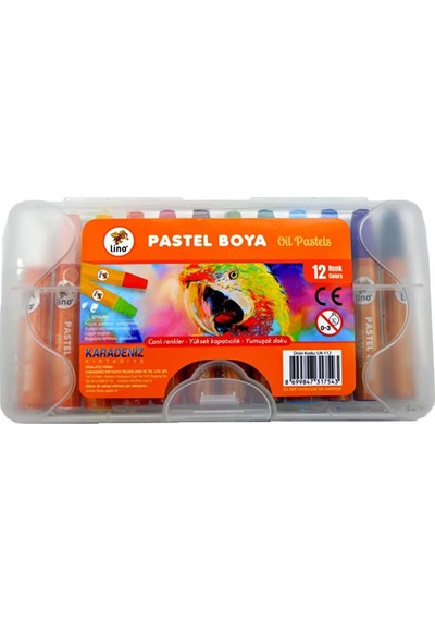 Lino Yağlı Pastel Boya 12 Li Ln-112 Çok Renkli
