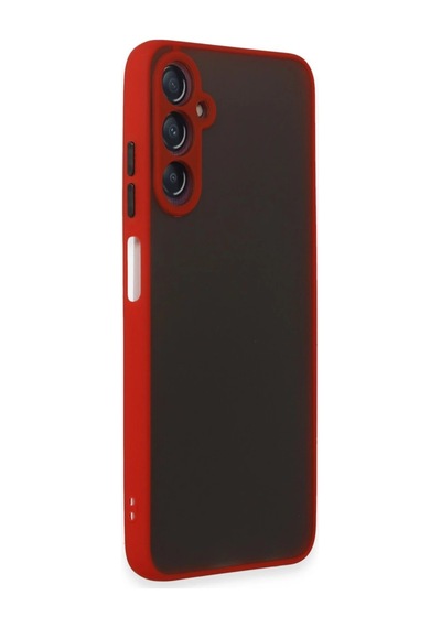 Samsung Uyumlu Galaxy A05s Kılıf Montreal Silikon Kapak - Kırmızı Çok Renkli