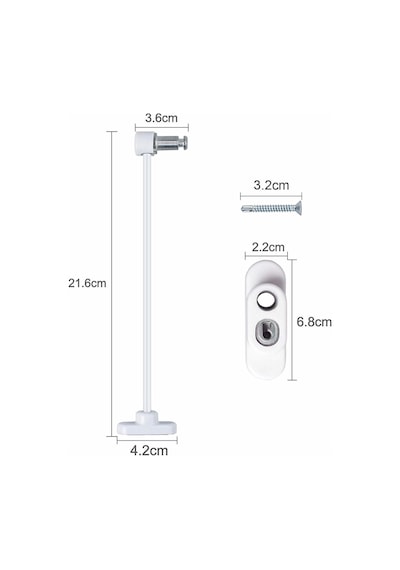 Çelik Halatlı Kilit Pvc Pencere Emniyet Çocuk Güvenlik Kilidi 4a N11.1644