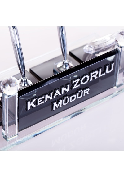 Eyfel Masaüstü İsimlik Yeni İş Yeri Ofis Masa İsimliği