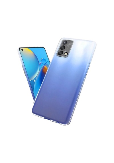 Newface Oppo A74 4g Kılıf Lüx Şeffaf Silikon Şeffaf