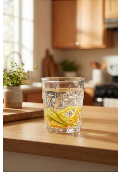 Lav Keops Cam Meşrubat Bardağı 6'lı 345 ml (Su/Kokteyl Bardağı )