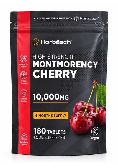 Horbäach Montmorency Cherry 10.000 Mg 180 Vegan Tablet