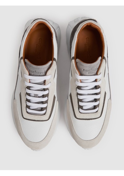 Cacharel Beyaz %100 Deri Sneaker Ayakkabı
