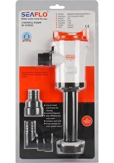 Seaflo Sfbp1-g800-04 Dikey Livar Dalgıç Pompa 12 Volt 800 Gph