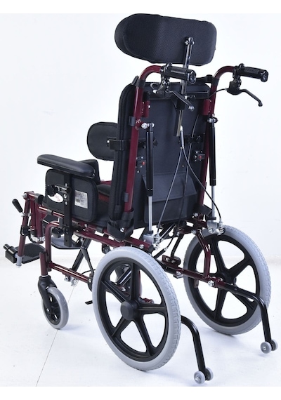 K-080 Spastik Çocuk Tekerlekli Sandalye Recline Sırtlık Refakatçi Frenli
