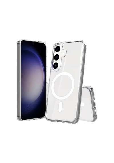 Samsung Uyumlu Galaxy S26 Plus Uyumlu Magneticsafe Şeffaf Silikon - Şeffaf