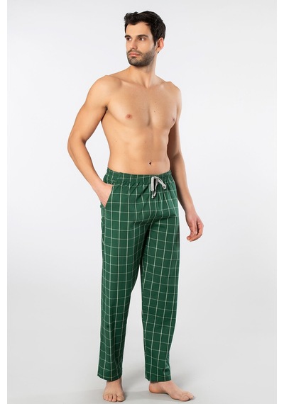 Cacharel Erkek Dokuma Pijama Tek Alt 2240/yeşil 4 Çok Renkli