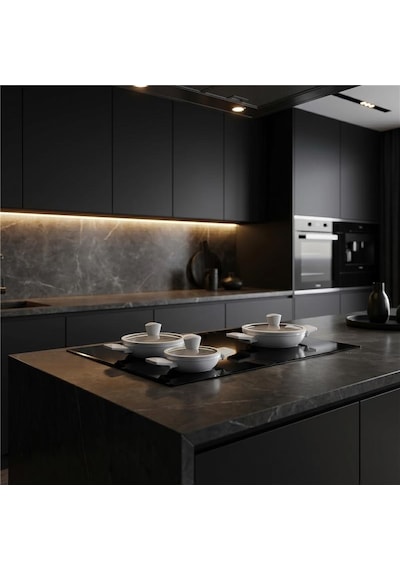 Jumbo Swiss Crystal 6 Parça Light Grey Sahan Seti Açık Gri