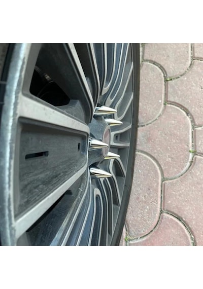 Sts Oto Aksesuar Sivri Mermi Bijon Kapağı Sökme Aparatlı Krom 17 mm
