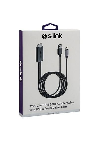 Hdmı To Type-c + Usb Görüntü Aktarıcı, 1.8m Uzunlukta