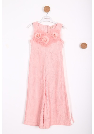 Xo Kids Kız Çocuk Elbise 4-8 Yaş 5880 Pembe