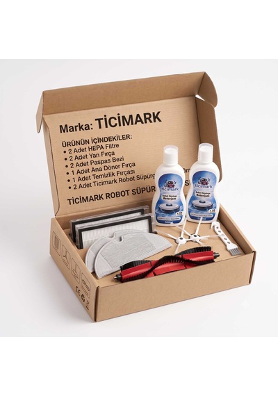 Ticimark Model Roborock S5 Max İle Uyumlu Yedek Parça Seti Filtr