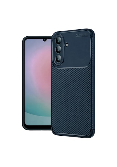 Samsung Galaxy Uyumlu A57 5g Kılıf Focus Carbon Silikon Kapak Lacivert