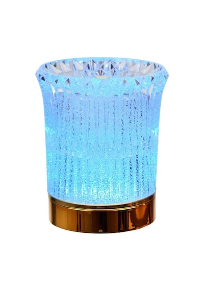 Kristal Rgb 16 Renk Led Lamba Dokunmatik Usb Şarjlı Şık Gece Lambası Masa Lambası Pr-0367