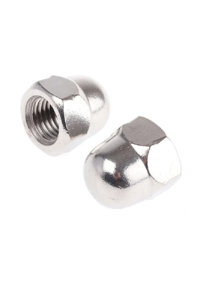 Paslanmaz Krom Kör Somun. M6. 20 Adet. 6mm