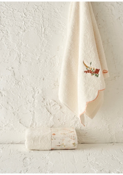 Bella Maison Flor 2 Parça Yüz Havlusu Seti Çok Renkli